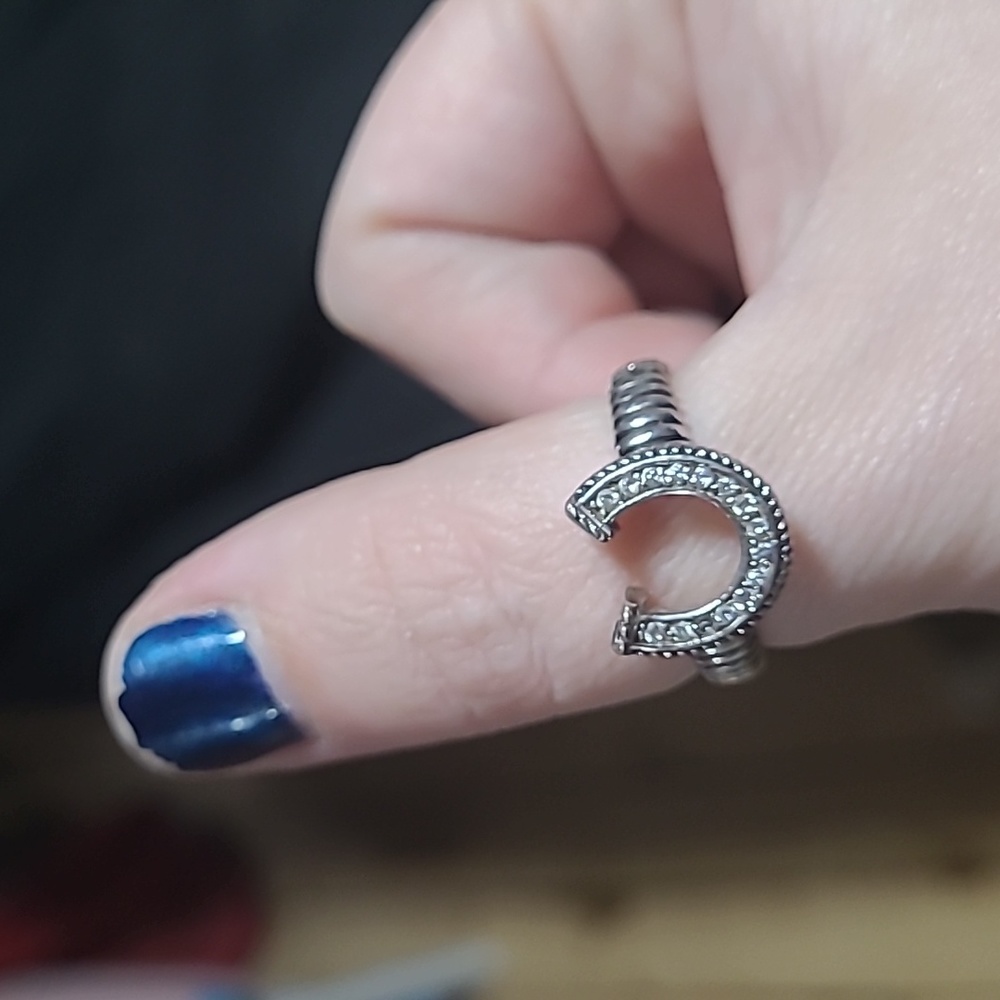 Horse shoe ring